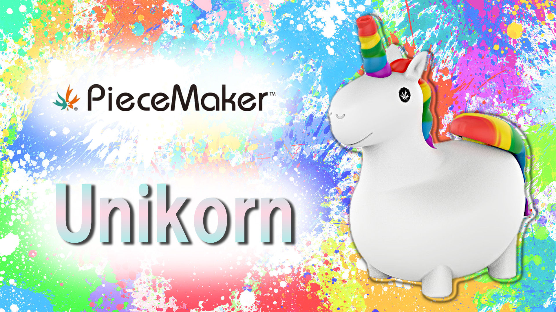 PieceMaker - Unikorn シリコンボング ユニコーン - headshop ZiPPY! PieceMaker - Unikorn シリコンボング ユニコーン - headshop ZiPPY!
